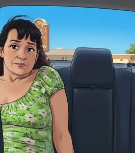 En el carro
